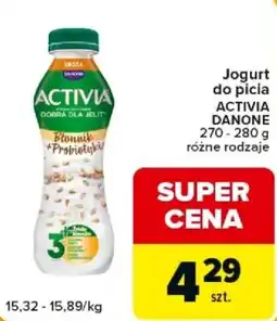 Carrefour Express Jogurt do picia ACTIVIA DANONE oferta