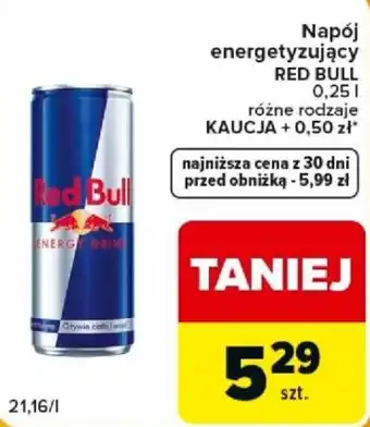 Carrefour Express Napój energetyzujący RED BULL oferta