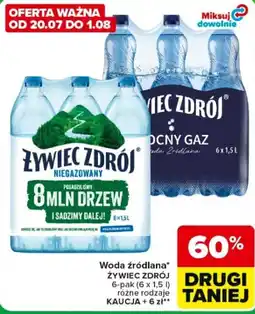 Carrefour Express Woda źródlana ŻYWIEC ZDRÓJ oferta
