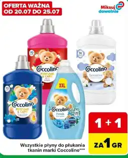 Carrefour Express Płyny do płukania tkanin Coccolino oferta