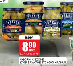 Bingo Ogórki kiszone konserwowe Krakus oferta