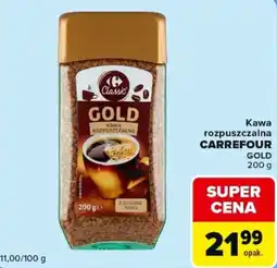 Carrefour Express Kawa rozpuszczalna CARREFOUR GOLD oferta