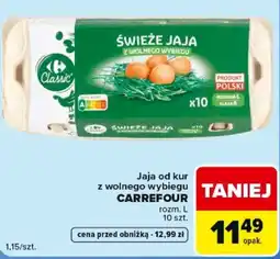 Carrefour Express Jaja od kur z wolnego wybiegu CARREFOUR oferta