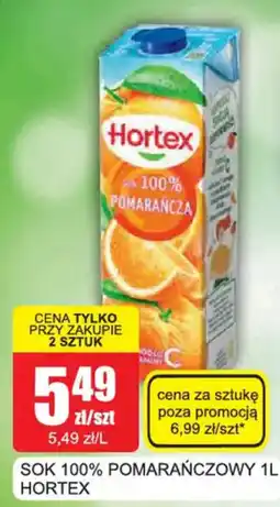 Bingo Sok 100% Pomarańczowy Hortex oferta