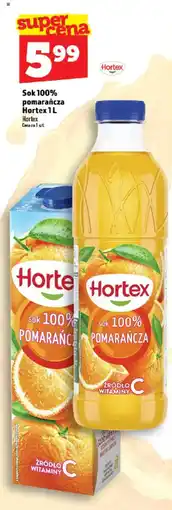 Topaz Sok 100% pomarańcza Hortex oferta