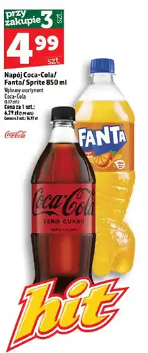 Topaz Napój Coca-Cola/Fanta/Sprite oferta