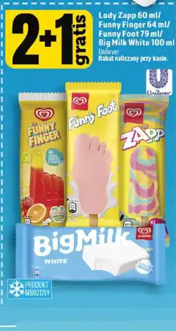 Topaz Lody zapp funny finger funny foot big milk white oferta