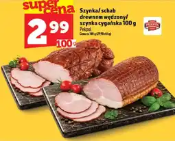 Topaz Szynka/schab drewnem wędzony/szynka cygańska Pekpol oferta