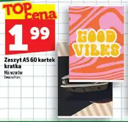 Topaz Zeszyt a5 60 kartek kratka oferta