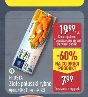 ALDI Złote paluszki rybne Frosta oferta
