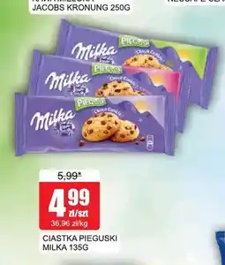 Bingo Ciastka Pieguski Milka z czekoladą oferta