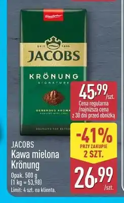 ALDI Kawa mielona Jacobs Krönung oferta