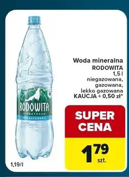 Globi Woda mineralna Rodowita niegazowana oferta