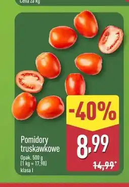 ALDI Pomidory truskawkowe klasa I oferta