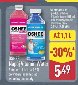 ALDI Napój Oshee Vitamin Water magnez i witaminy oferta