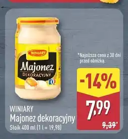 ALDI Majonez dekoracyjny Winiary oferta