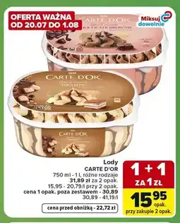 Carrefour Express Lody Carte D'Or Tiramisu oferta