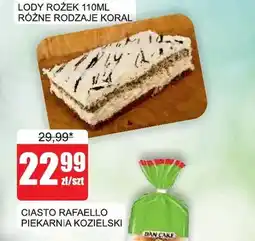 Bingo Ciasto Rafaello Piekarnia Kozielski oferta