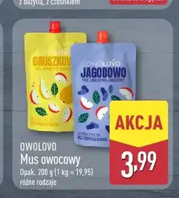 ALDI Mus owocowy Owolovo oferta