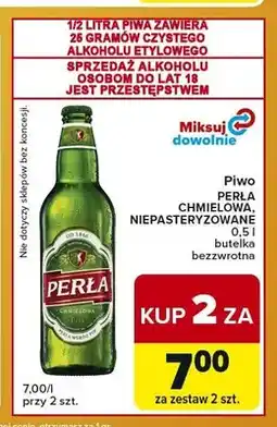 Carrefour Express Piwo Perła Niepasteryzowane oferta