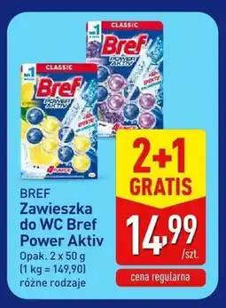 ALDI Zawieszka do WC Bref Power Aktiv Cytryna oferta