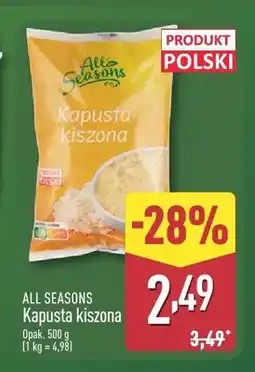 ALDI Kapusta kiszona All Seasons oferta