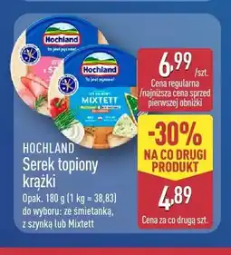 ALDI Serek topiony krążki Hochland ze śmietanką oferta