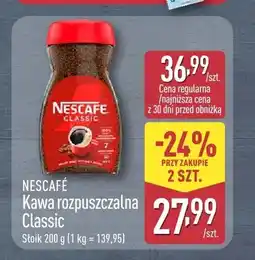 ALDI Kawa rozpuszczalna Nescafé Classic oferta