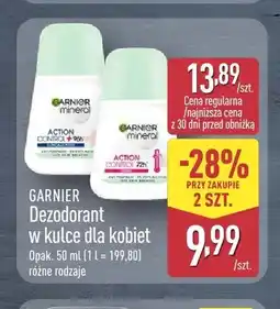 ALDI Dezodorant w kulce dla kobiet Garnier Mineral Action Control oferta