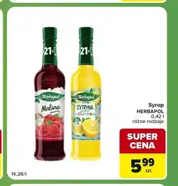 Carrefour Express Syrop Herbapol Cytryna oferta