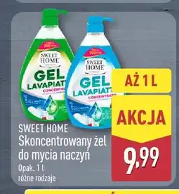 ALDI Skoncentrowany żel do mycia naczyń Sweet Home oferta