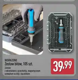 ALDI Zestaw bitów WORKZONE 105 szt oferta