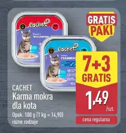 ALDI Karma mokra dla kota Cachet z wołowiną oferta