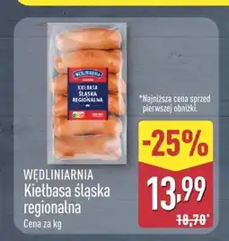 ALDI Kiełbasa śląska regionalna Wędliniarnia oferta