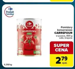 Globi Pomidory konserwowe całe Carrefour oferta