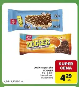 Carrefour Express Lody na patyku Nogger orzechowe oferta