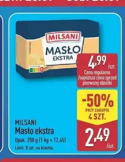 ALDI Masło ekstra Milsani oferta