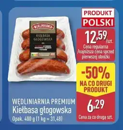 ALDI Kiełbasa głogowska Wędliniarnia Premium oferta