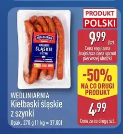 ALDI Kiełbaski śląskie z szynki Wędliniarnia oferta