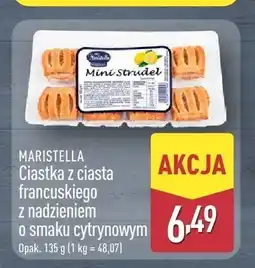 ALDI Ciastka z ciasta francuskiego z nadzieniem o smaku cytrynowym Maristella oferta