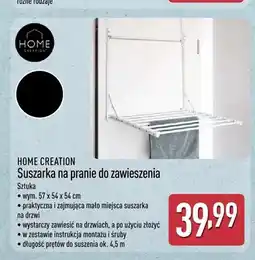 ALDI Suszarka na pranie do zawieszenia Home Creation oferta