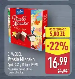 ALDI Ptasie Mleczko waniliowe E. Wedel oferta