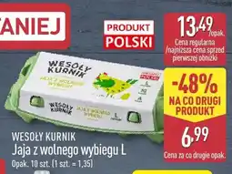 ALDI Jaja z wolnego wybiegu L Wesoły Kurnik oferta