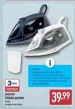 ALDI Żelazko parowe Ambiano oferta