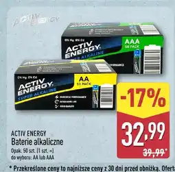 ALDI Baterie alkaliczne AA Activ Energy 50-pak oferta