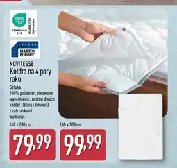 ALDI Kołdra na 4 pory roku Novitesse 140x200 cm oferta