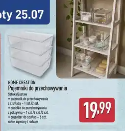 ALDI Pojemnik do przechowywania z szufladą Home Creation oferta