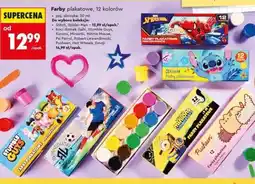 Biedronka Farby plakatowe 12 kolorów oferta