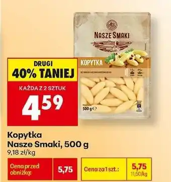 Biedronka Kopytka Nasze Smaki, 500 g oferta
