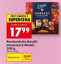 Biedronka Bombonierka Baryłki klasyczne E.Wedel, 200 g oferta